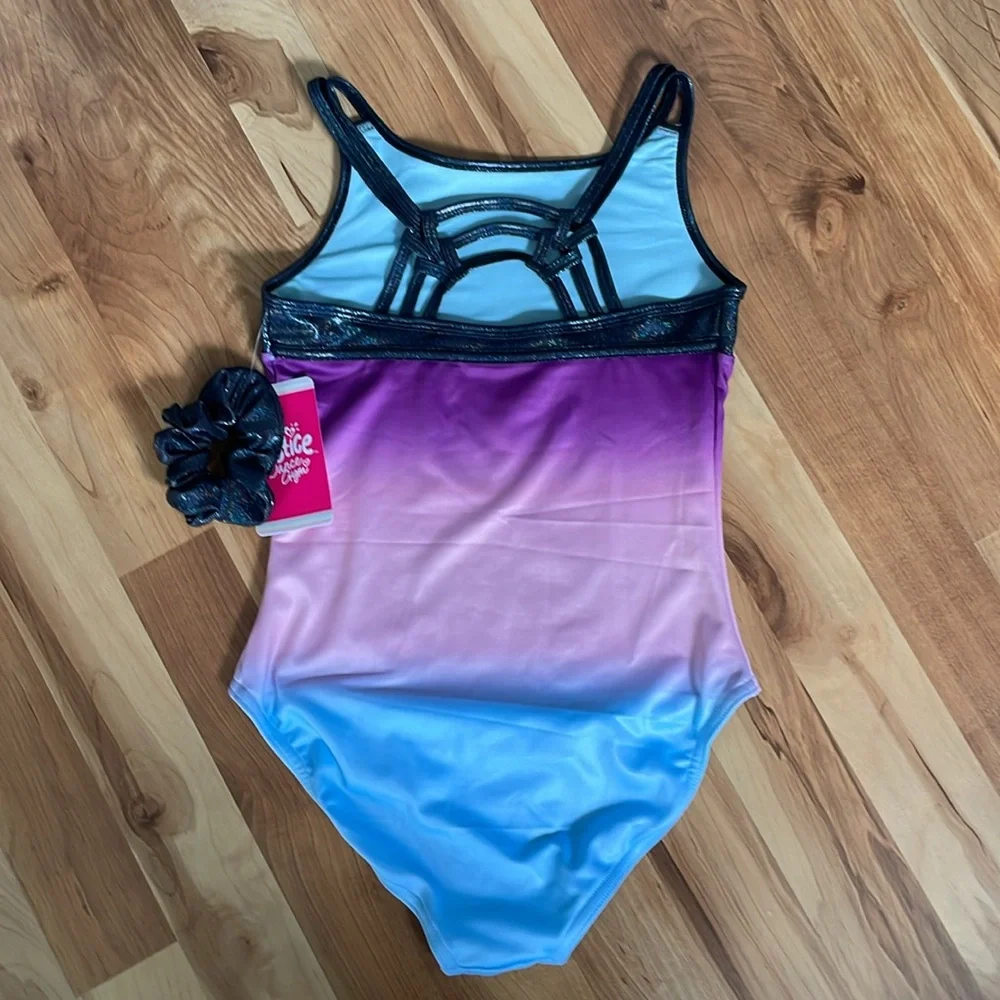 Justice Ombre Macrame Back Leotard - Various Sizes - Picture 6 of 10